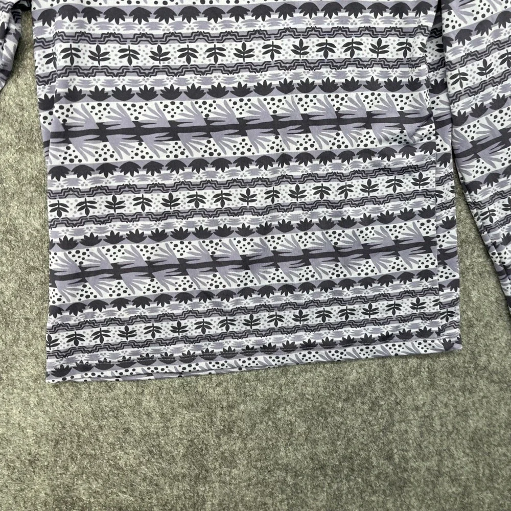 REI Co-op Kids Base Layer Set Large Grey Geometric Print